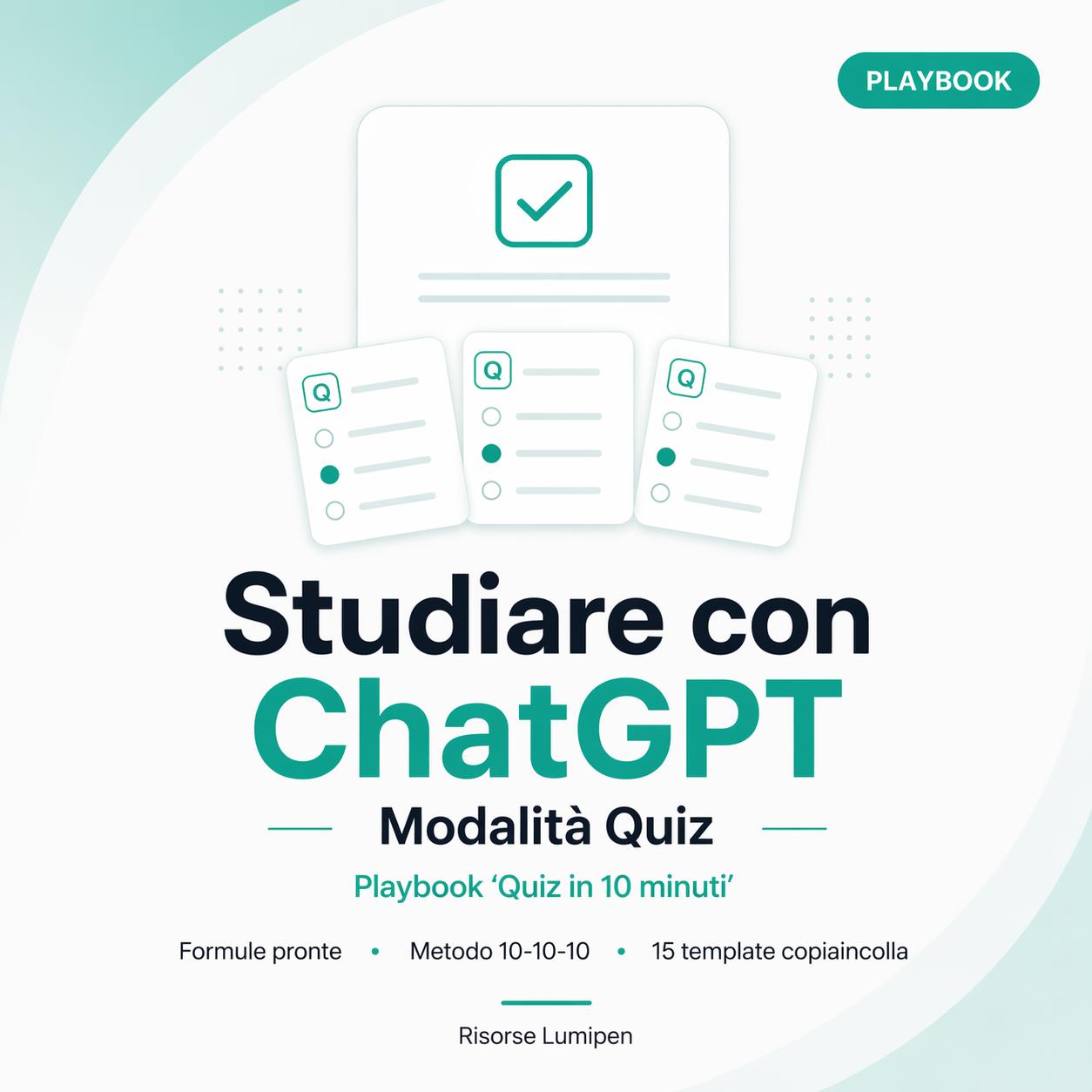 Ebook: Studiare con Chatgpt